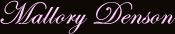 Mallory Denson title